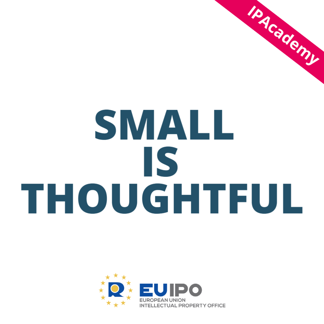 IP Academy: Small is thoughtfull