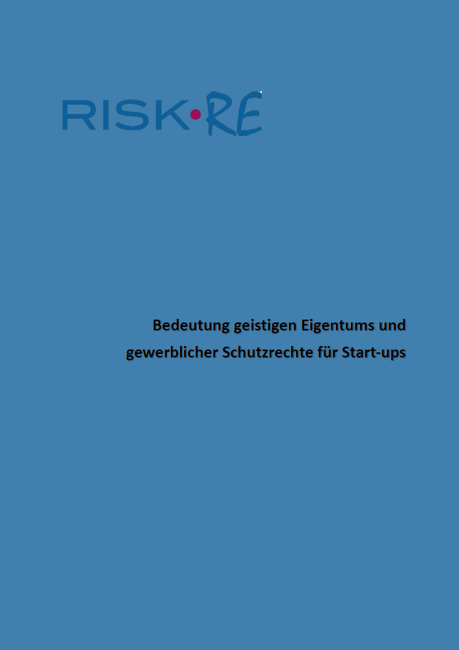 Cover der Studie "Bedeutung geistigen Eigentums und gewerblicher Schutzrechte für Start-ups"