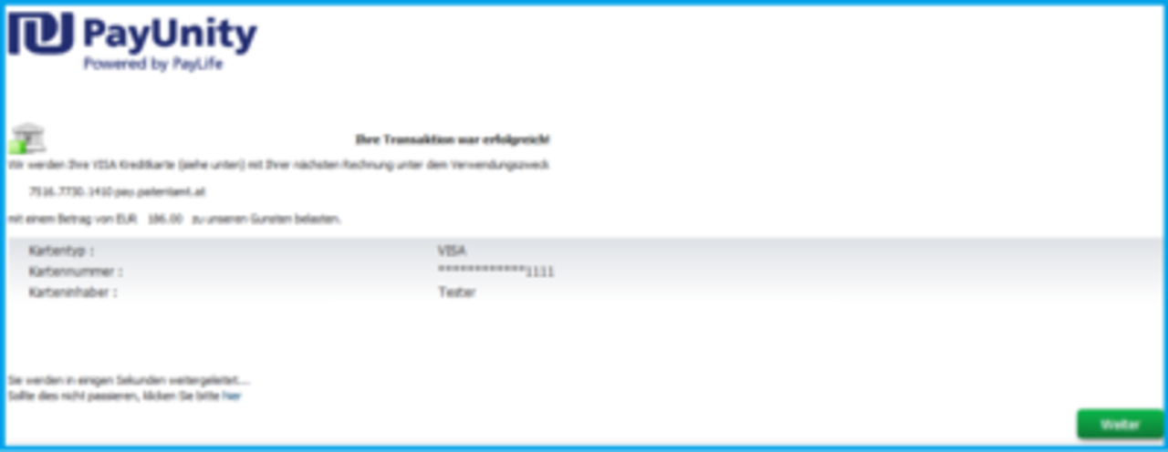 Screenshot Anmeldeformular