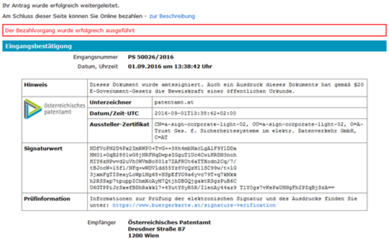 Screenshot Anmeldeformular
