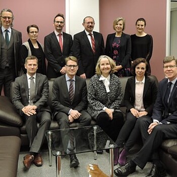 Gruppenbild: Präsidium des Österreichischen und Finnischen Patentamts