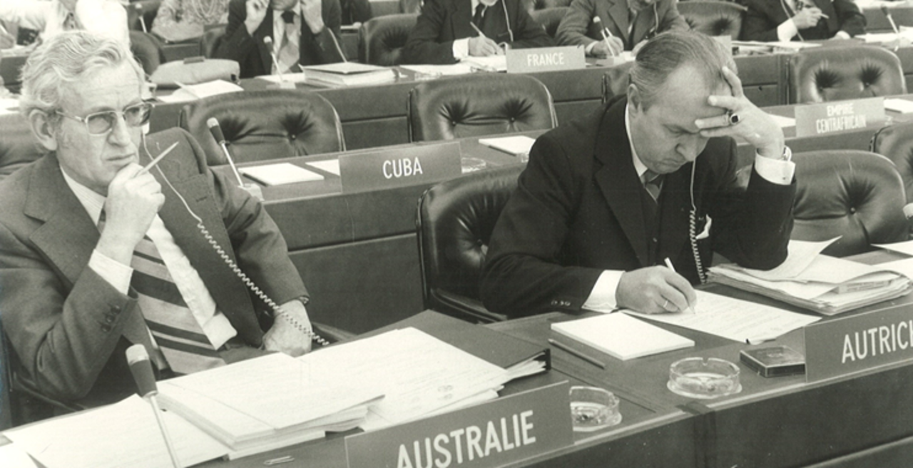 Meeting of the Administrative Bodies of WIPO with President Otto Leberl, 1979