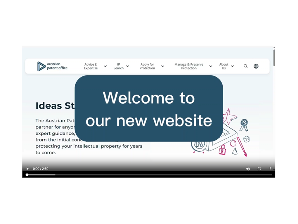 Screenshot aus dem Erklärvideo zur neuen Website