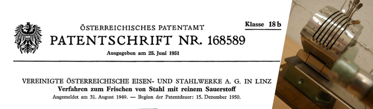 Patentschrift, Stanzmaschine