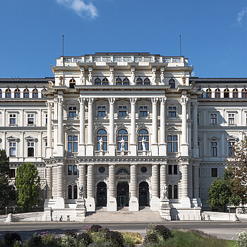 Foto des Justizpalastes in Wien