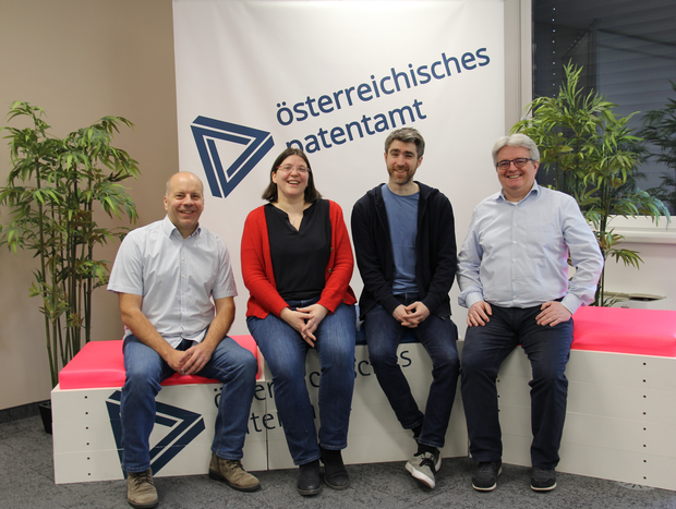 First Aid Buddies: Hannes Raumauf, Daniela Sibitz-Dorner, Philip Rohringer, Thomas Thürriedl (from left to the right);  Not in picture: Katrin Stüber, Johann Schranz.