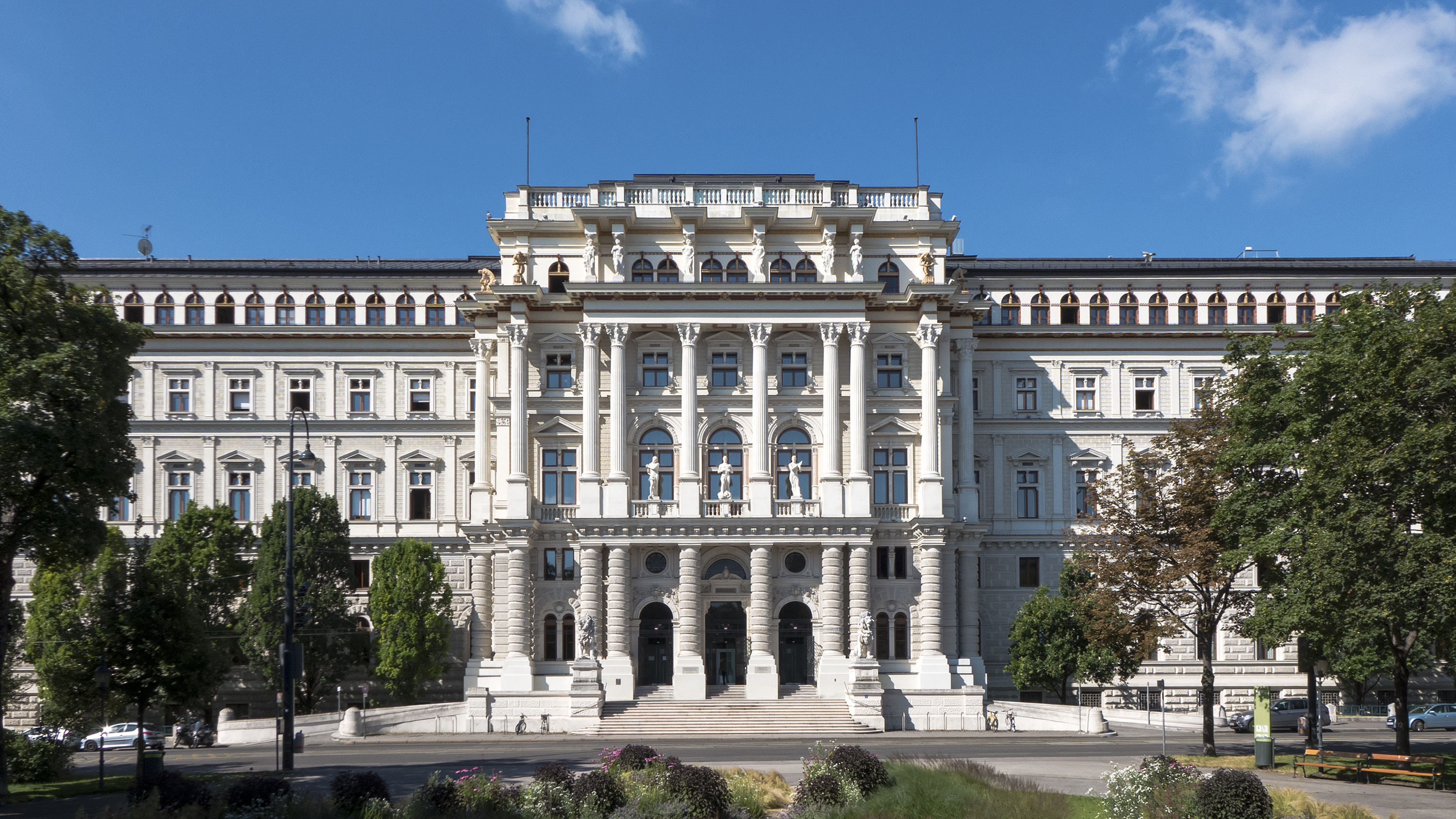 Foto des Justizpalastes in Wien