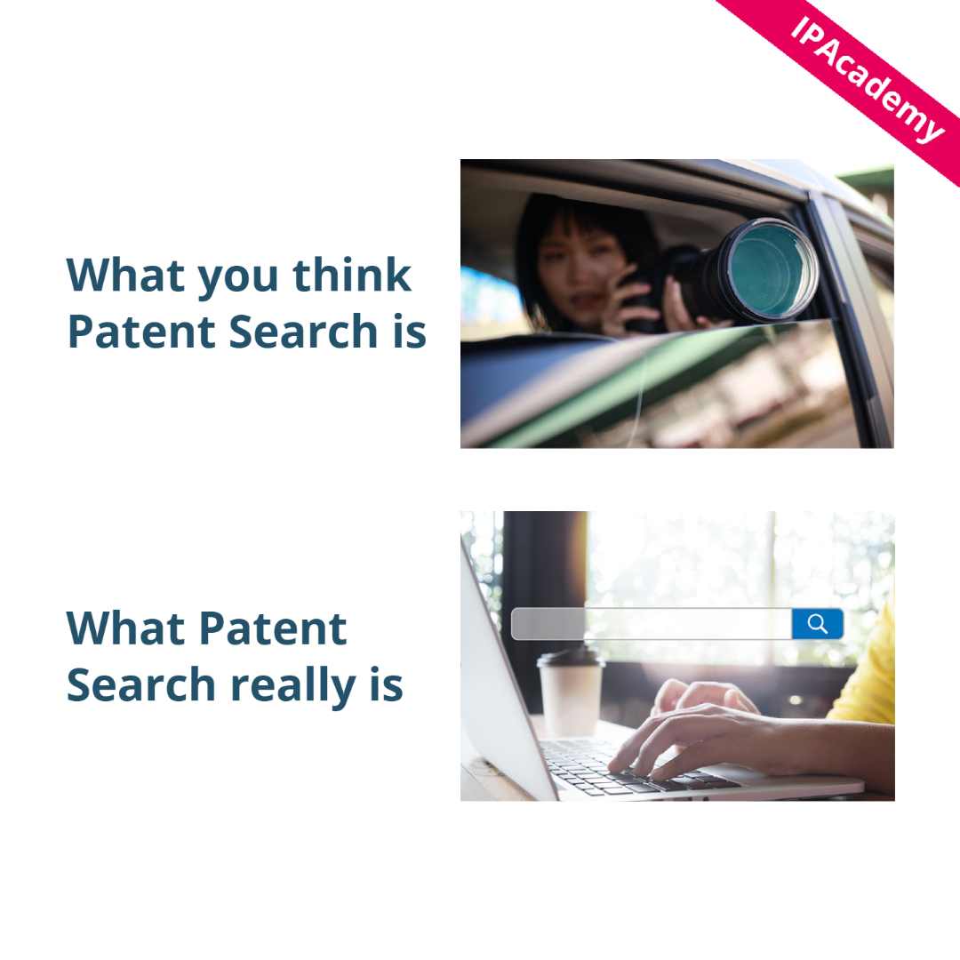 What you think Patent Search is: big camera picture (spy) What Patent Search really is: Picture of a computer (search engine)