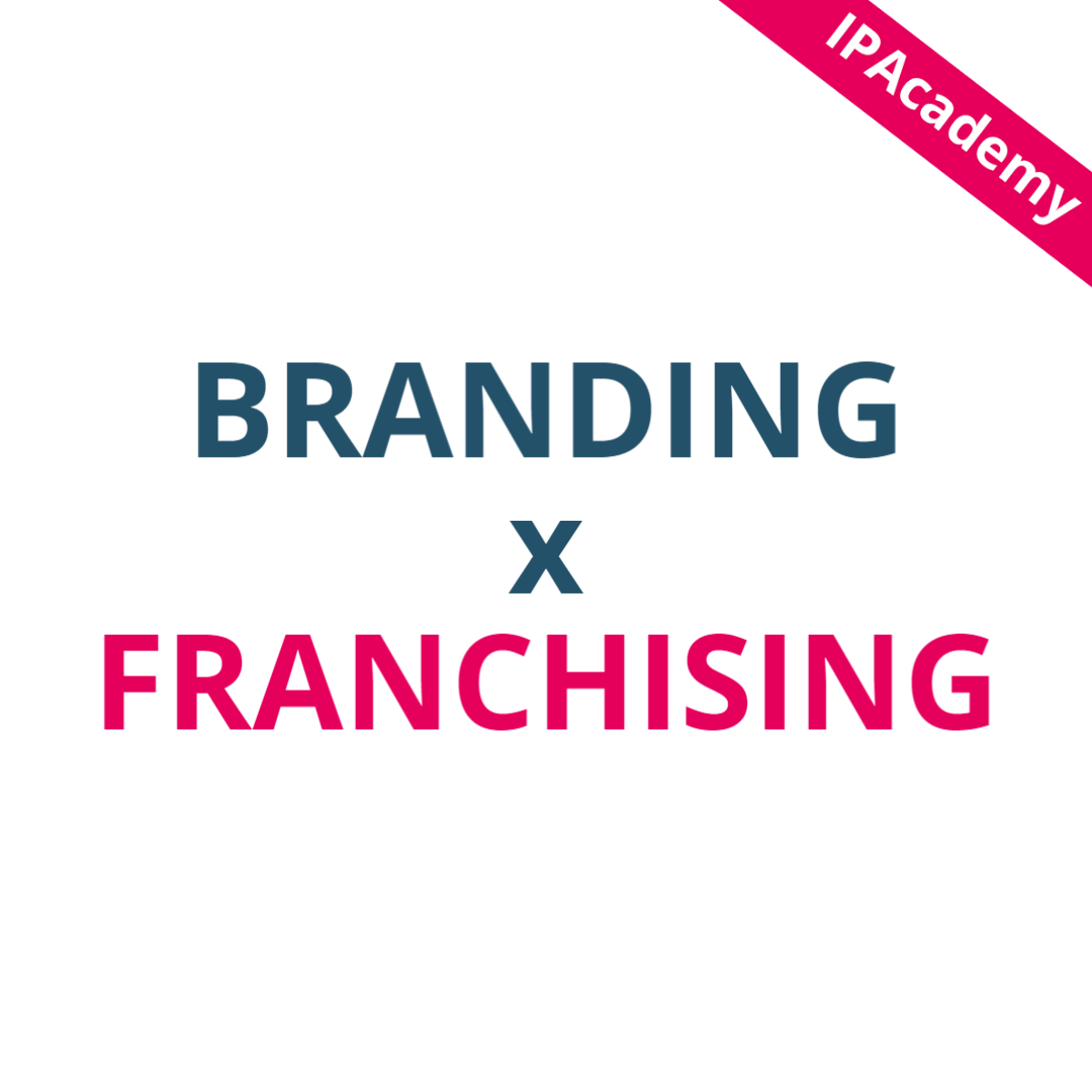 Grafik mit Text: Branding X Franchising